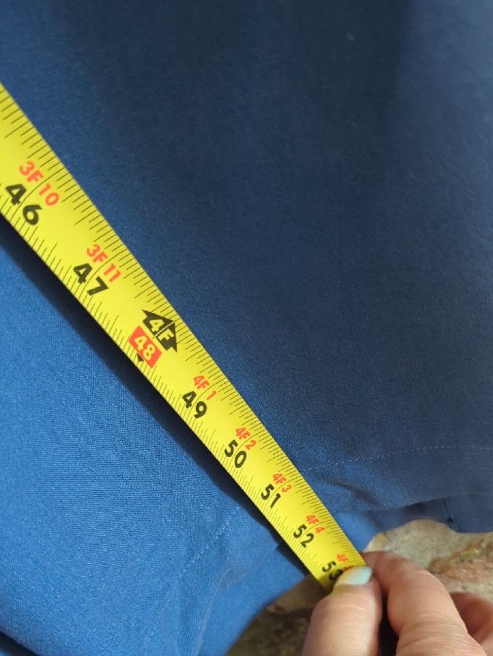 100% Silk Natural Instincts Blue Button-Front Maxi Dress - Picture 9 of 10